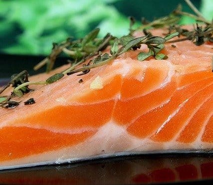 piece of salmon