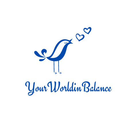 logo your world in balance