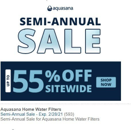 Aquasana Water Filter Systems Banner