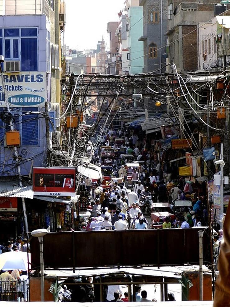 India, crowded city