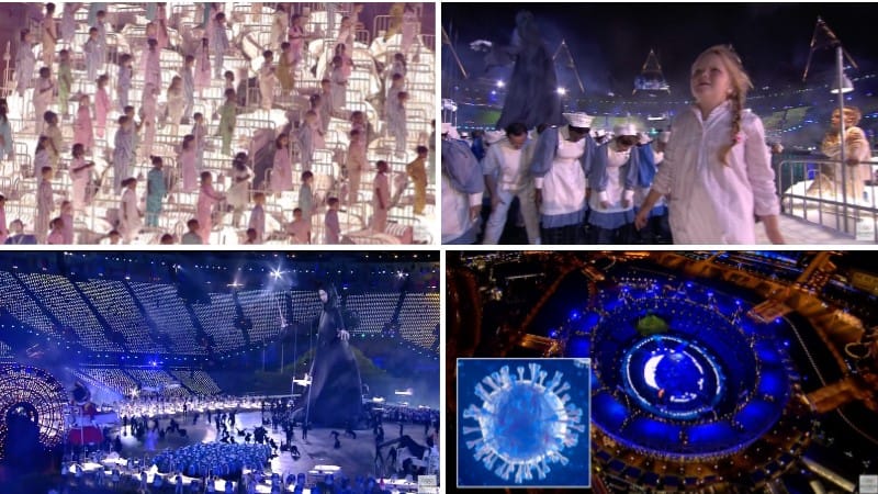 Olympic games in London, opening